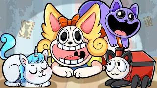 POPPY PLAYTIME  Сhapter 3 but EVERYONE Are CATS // Poppy Playtime Chapter 3 Animation