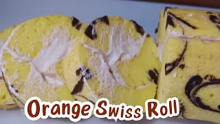 Roll Cake Recipe | Easy Swiss Roll Cake