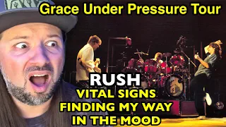 RUSH Vital Signs / Finding My Way / In The Mood LIVE 1984 GRACE UNDER PRESSURE TOUR | REACTION