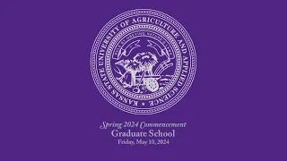 Graduate School | Commencement Spring 2024