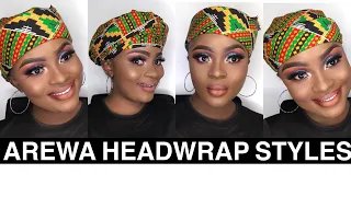HOW TO STYLE AREWA HEAD TIE || ZAHRA BUHARI STYLE || HAUSA FULANI SCARF #arewa #fulani #headwrap