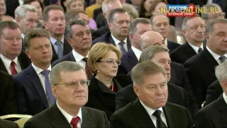 Президент страны Владимир Путин выступил с посланием Федеральному Собранию