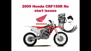 2009 Honda CRF150R No start issues. Carburetor cleaning.