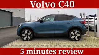 A 5-Minute Look at the Brand-New Volvo C40! What You Need to Know!