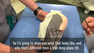 Deep Plane Facelift Demonstration & Explanation (Nongraphic)