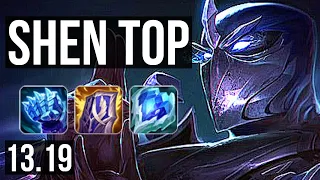 SHEN vs OLAF (TOP) | 3.0M mastery, Comeback, 1000+ games, 10/4/21 | NA Master | 13.19