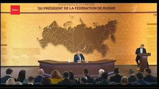 Владимир Путин провёл очередную пресс-конференцию