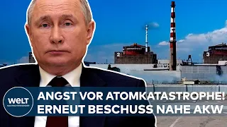 PUTINS KRIEG: Atomkatastrophe droht! Erneut Beschuss nahe Atomkraftwerk Saporischschja I WELT News