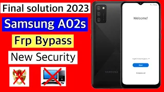 Final solution 2023-Samsung A02s Frp Bypass without Pc || Samsung a02s bypass google account lock ||