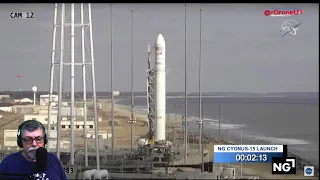 Versión Corta - Lanzamiento cohete Antares 230+ en la misión NG-15 CRS2 de carga a la ISS (EN ESPAÑO