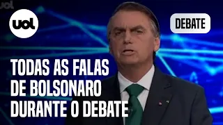 Debate presidencial: veja todas as frases de Bolsonaro durante o Debate UOL do segundo turno