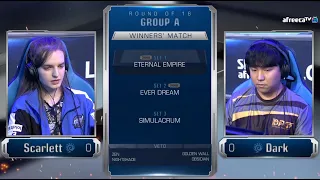 [2020 GSL S1] Ro.16 Group A Match3 Dark vs Scarlett