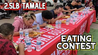 2.5lb TAMALE EATING CONTEST in Santa Ana, CA !! #RainaisCrazy