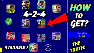 How To Get 4-2-4 & 3-1-3-3 Rare Formations In eFootball 2023 Mobile 🥶