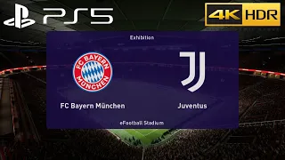 PES 2022 - Bayern Munich vs Juventus | PS5 Beta Gameplay | 4K UHD HDR