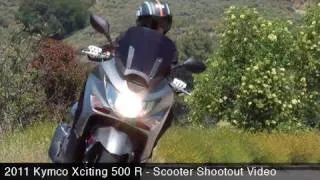 MotoUSA Scooter Shootout:  2011 Kymco Xciting 500 R