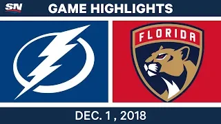 NHL Highlights | Lightning vs. Panthers - Dec 1, 2018