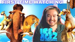 GIVE SCRAT A MEDAL!! Laughing for 30 minutes watching Ice Age 2: the Meltdown: FIRST TIME WATCHING