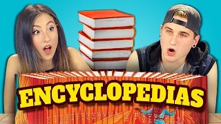 TEENS REACT TO ENCYCLOPEDIAS