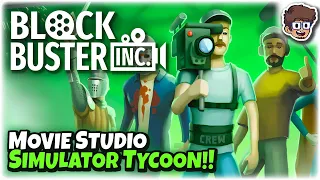 MOVIE STUDIO Simulator Tycoon Game!! | Let's Try Blockbuster Inc