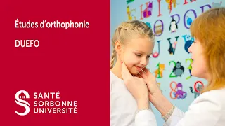 Présentation des études d'orthophonie