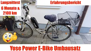 Yose E-Bike Bausatz  2100 km Langzeittest #yosepower