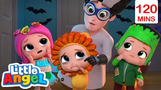 Don't Be Afraid Of Halloween | Little Angel Fun Cartoons | Moonbug Kids Cartoon Adventure