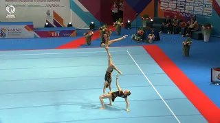 Lisa Konrad, Finja Kaminski & Laura Konrad (GER) - 2023 ACRO European bronze medallists, All-Around