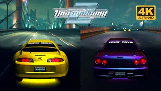 NFS Underground 2 Greatest Drag Race Battle - Nissan Skyline GT-R34 vs. Toyota Supra