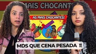 React Pra Crianças? As MOrtes mais FEIAS em Desenhos Animados!