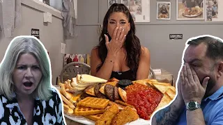 BRITISH FAMILY REACT! "YOU ONLY HAVE 11 MINUTES TO FINISH IT" The ‘BIG ONE’ fry up challenge!