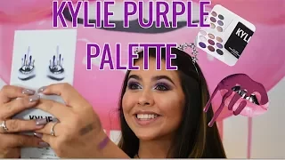 *NEW* KYLIE COSMETICS PURPLE PALETTE REVIEW + TUTORIAL | IT FELL APART ON ME...