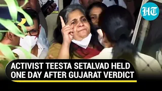 Gujarat ATS detains activist Teesta Setalvad a day after SC clean chit to PM Modi in 2002 riots