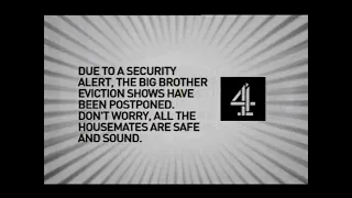 Big Brother Bombscare Security Alert Evacuation // Channel 4 (+ Continuity Links) // 4 July 2003
