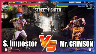 SF6 S.Impostor (DeeJay) VS (Dhalsim) Mister Crimson