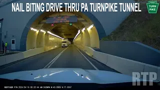 Nail Biting Drive: Driving through Pennsylvania Turnpike Tunnel