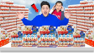 I Bought 100 Kinder Joy For My 7 Year Brother | Opening All 100 Toys