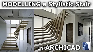 Modern Stair in Archicad Tutorial