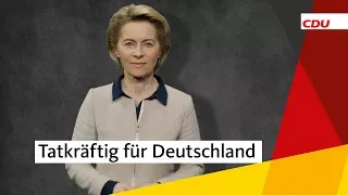 Tatkräftig für Deutschland: Ursula von der Leyen