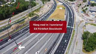 Häng med på en digital tunnelpromenad genom E4 Förbifart Stockholms tunnlar! | Trafikverket