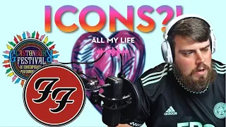 ICONS?! - Foo Fighters - All my Life (Glastonbury 2023) - REACTION