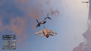 Grand Theft Auto Online — Hydra vs Avenger Dogfight