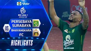 Highlights - Persebaya Surabaya VS Bhayangkara FC | BRI Liga 1 2022/2023