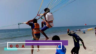 Parasailing in India | Goa | Cavelossim Beach
