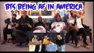 Bts being extra af in America Reaction/Review