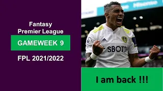 FPL Funtasy GW9 Scout Selection and Best Fixture Fantasy Premier League Tips