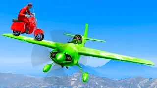 HOW TO ESCAPE ANY PLANE! - GTA 5 Funny Moments