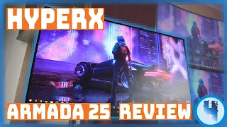 HyperX Armada 25 240Hz Refresh Rate Gaming Monitor w/ Ergonomic Arm Included (2022 Unbox & Review)