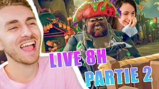 LIVE 8 HEURES PARTIE 2 : SEA OF THIEVES ! ❤ ( Feat @frozencrystal )