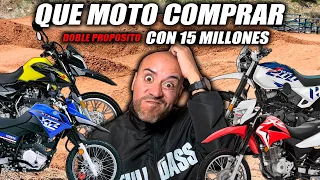 Que MOTO Doble proposito COMPRAR con 15 MILLONES🤑🤑 FULLGASS